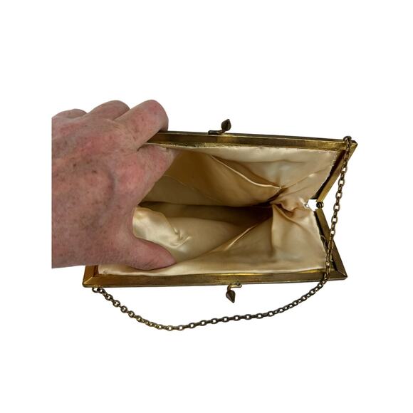 1930's French Woven Tapestry Purse with Orchestra Ticket Stub from 1970 - Picture 8 of 15